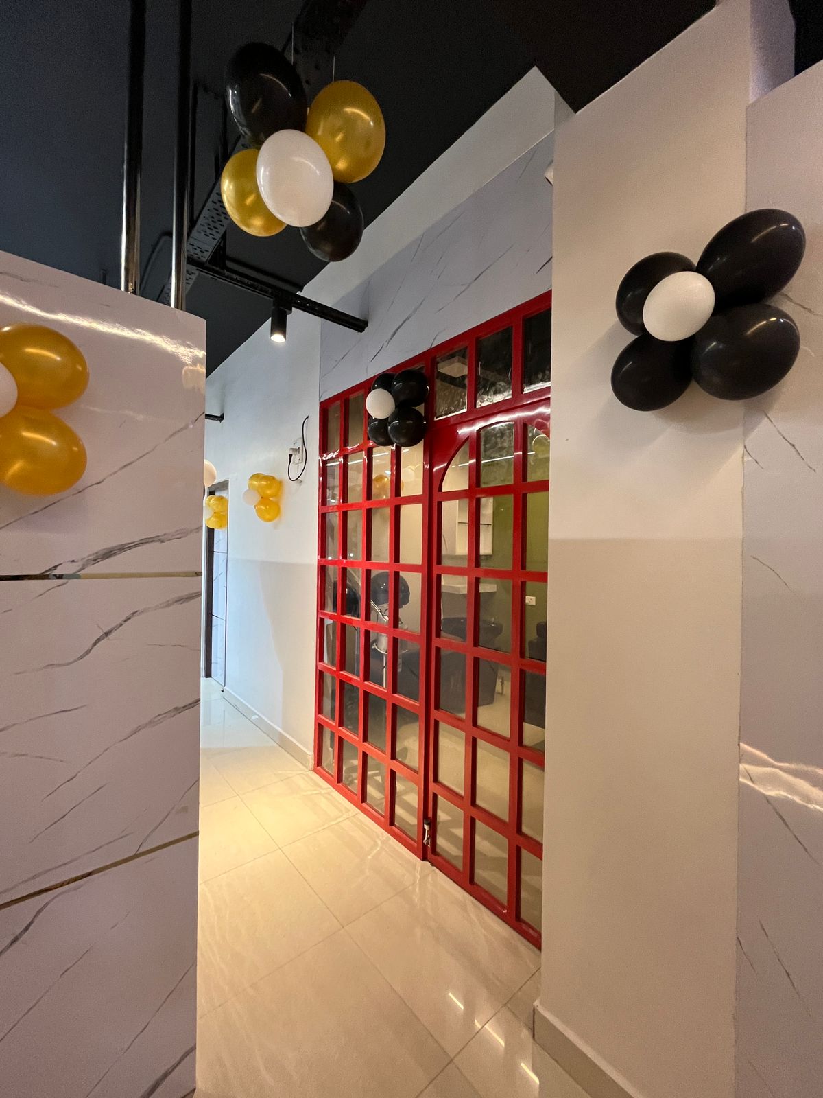Landmark salon styling space